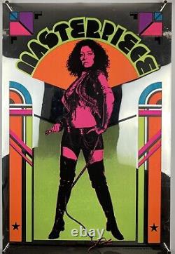 MASTERPIECE ORIGINAL FOUR PEOPLE BLACKLIGHT POSTER 1971 Andy Warhol Factory