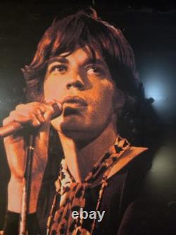 MICK JAGGER Rolling Stones 1971 Vintage Gemini Rising BLACKLIGHT Poster RARE