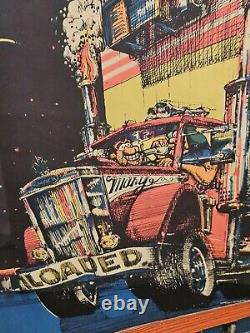 MIDNITE RIDER VINTAGE 1973 BLACKLIGHT HEADSHOP POSTER By BILL HOORMAN -NICE