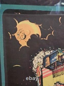MIDNITE RIDER VINTAGE 1973 BLACKLIGHT HEADSHOP POSTER By BILL HOORMAN -NICE