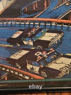 MIDNITE RIDER VINTAGE 1973 BLACKLIGHT HEADSHOP POSTER By BILL HOORMAN -NICE