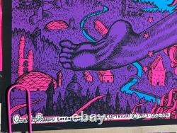 MOON PRINCESS SEXY VIXEN VINTAGE 1973 BLACKLIGHT POSTER By ONE STOP -NICE