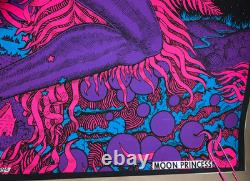MOON PRINCESS SEXY VIXEN VINTAGE 1973 BLACKLIGHT POSTER By ONE STOP -NICE