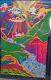 Mountain Morning 1971 Vintage Blacklight Poster The Third Eye By Roberta Ehrlich