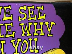 MOUSE AM EYE SEE KAY VINTAGE 1974 BLACKLIGHT HEADSHOP POSTER By Tim Wallace