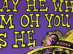 MOUSE AM EYE SEE KAY VINTAGE 1974 BLACKLIGHT HEADSHOP POSTER By Tim Wallace