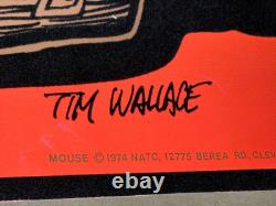 MOUSE AM EYE SEE KAY VINTAGE 1974 BLACKLIGHT HEADSHOP POSTER By Tim Wallace