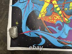 Magic Dragon Psychedelic black light poster vintage 1971 C2615