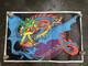 Magic Dragon Psychedelic Black Light Poster Vintage 1971 Damaged C2933
