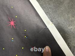 Magic Dragon Psychedelic black light poster vintage 1971 damaged C2933