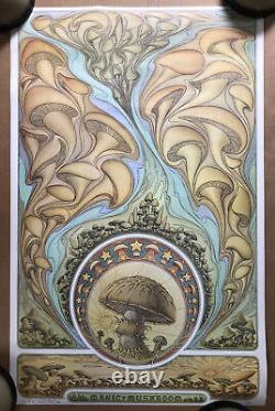 Magic Mushroom Vintage Blacklight Poster Psychedelic Mushrooms Trippy Collage 70