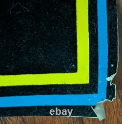 Marilyn Manson 3 Faces Blacklight Poster Flocked Metal 1997 Vintage