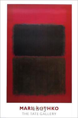 Mark ROTHKO Light Red Over Black Tate London Poster 32-3/4 x 23