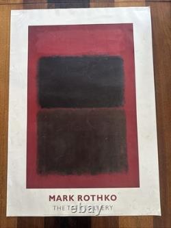 Mark Rothko Light Red Over Black 1957 Tate Gallery Art Print 1971 Exhibition