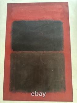 Mark Rothko Light Red Over Black 1957 Tate Gallery Art Print 1971 Exhibition