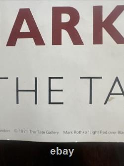 Mark Rothko Light Red Over Black 1957 Tate Gallery Art Print 1971 Exhibition