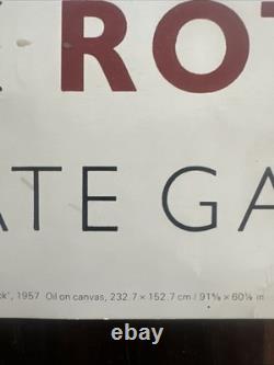 Mark Rothko Light Red Over Black 1957 Tate Gallery Art Print 1971 Exhibition