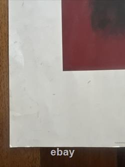 Mark Rothko Light Red Over Black 1957 Tate Gallery Art Print 1971 Exhibition