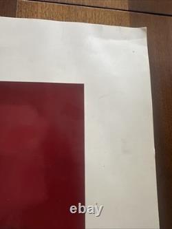 Mark Rothko Light Red Over Black 1957 Tate Gallery Art Print 1971 Exhibition