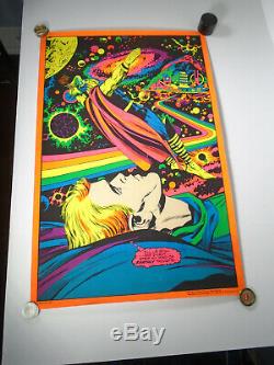 Marvel 1971 Astral Thor Third Eye Black light poster TE4006 JACK KIRBY