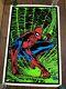 Marvel 1997 Funky Co Spider-man Rare Blacklight Velvet Art 3d Clean Poster