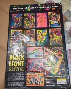 Marvel Classic Black Light Posters 12 Third Eye 2021 Sealed Abrams HTF 20 X 30