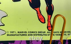 Marvel Comics Vintage 1971 Third Eye Store Display Blacklight Poster -read