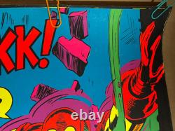 Marvel Krakk! Iron Man Vintage 1971 Third Eye Blacklight Poster #4019 -nice