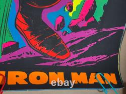 Marvel Krakk! Iron Man Vintage 1971 Third Eye Blacklight Poster #4019 -nice