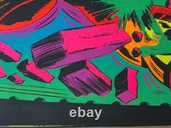 Marvel Krakk! Iron Man Vintage 1971 Third Eye Blacklight Poster #4019 -nice