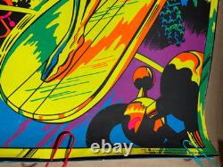 Marvel Silver Surfer Vintage 1971 Third Eye Blacklight Poster #4005 -nice