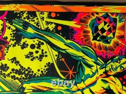 Marvel Silver Surfer Vintage 1971 Third Eye Blacklight Poster #4005 -nice