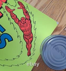 Marvel Super-Heroes Are Here! Third Eye blacklight black light poster 1971 3rd
