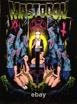 Mastodon Blacklight Poster Heavy Metal Band Music Rock Evil Devil Rare