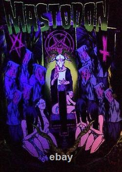 Mastodon Blacklight Poster Heavy Metal Band Music Rock Evil Devil Rare