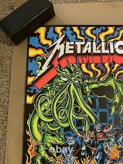 Metallica Dirty Donny Ktulu Rise Screen Printed Blacklight Poster 54/500 LIMITED
