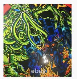 Metallica Ktulu Rise Poster Rainbow Foil Dirty Donny Sold Out! X/300 Blacklight