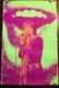 Mick Jagger Rolling Stones 1970 Rare Poster Gemini Rising Silk Screen Blacklight