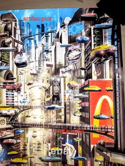 Mondo Chris Skinner The FIFTH ELEMENT BLACK LIGHT movie poster art print w CERT
