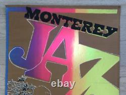 Monterey 13th Annual 1970 Jazz Festival Rare Black Light Poster