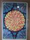 Mosaic Sun Black Light Psychedelic Vintage Poster Garage 1968 Cng3375