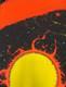 New! Vintage 1970's Sun Outer Space Black Light Poster No. 3 Houston Blacklight