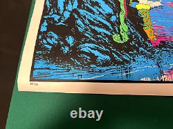NEW Vintage 1970's VIKINGS RETURN Original Blacklight Poster 23x35 Russell PP130