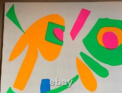 NIGHT LIGHTS VINTAGE 1969 BLACKLIGHT POSTER By JOAN ROUNTREE LIMITED ED #22