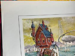 NOBODY BELIEVES ME VINTAGE 1970's HEADSHOP BLACKLIGHT POSTER By ALBERT TOLF