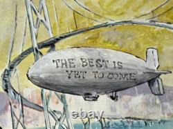 NOBODY BELIEVES ME VINTAGE 1970's HEADSHOP BLACKLIGHT POSTER By ALBERT TOLF