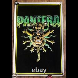 NOS 1996 PANTERA SNAKE Black Light Poster New Never Hung