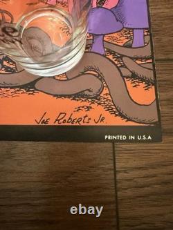 NOS Captain America Chopper Blacklight Poster Joe Roberts Jr 1970 USA PRINT