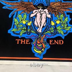 NOS Marilyn Manson The End UNUSED Flocked Velvet Blacklight Poster 1996 Scorpio