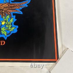NOS Marilyn Manson The End UNUSED Flocked Velvet Blacklight Poster 1996 Scorpio